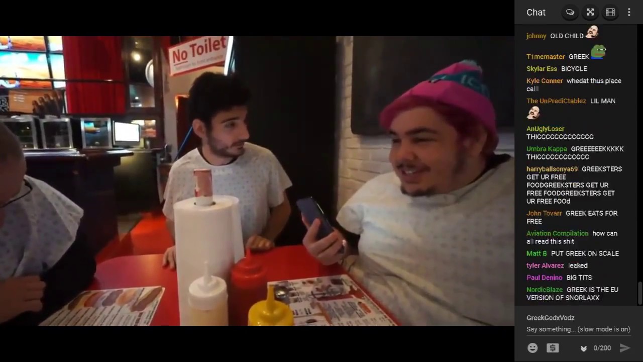 GREEKGODX FOOD REVIEW HEART ATTACK GRILL (SIGNS ORIGINAL AUTOGRAPH)