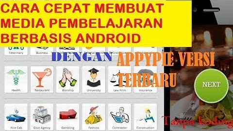 Cara Cepat Membuat Media Pembelajaran Berbasis Android dengan APPYPIE VERSI TERBARU,  5 menit jadi