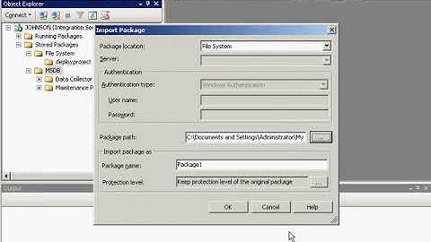 Microsoft BI Training Video - SSIS Deployment