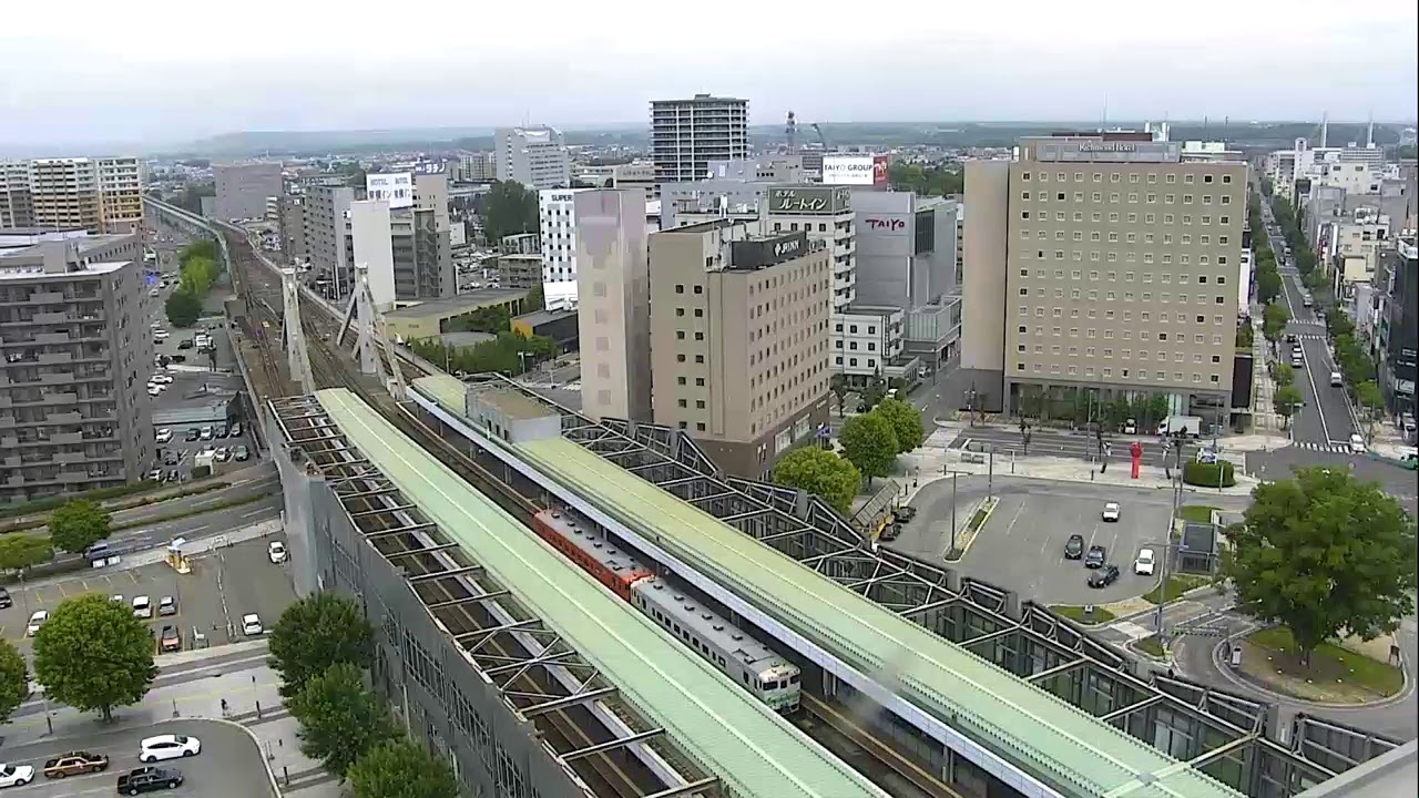 JR帯広駅ライブカメラ Live Camera in The JR Obihiro Station, Hokkaido in Japan