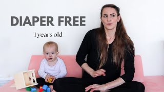 Diaper free at 1 years old