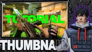 Como fazer THUMBNAIL de montagem de VALORANT