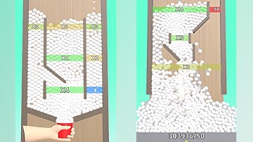 Bounce and Collect Game - 63%, Maximum balls, Pro player | Levels 21 to 30 gameplay