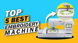 best embroidery machines 2021 - top 5 [picks] reviews & buying guide