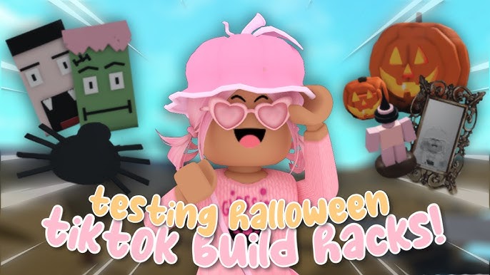 Here's 5 easy Halloween themed build hacks for you to try out! 🎃🔨  #bloxburg #roblox #bloxburgupdate #robloxbloburg #bloxburgheadlines…