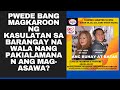 Pwede bang magkaroon ng kasulatan sa barangay na wala nang pakialamanan ang magasawa