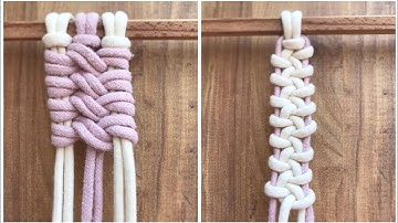 2 stunning Macramé Knots You NEED to Learn!Handmade Art Tutorial (part 48)
