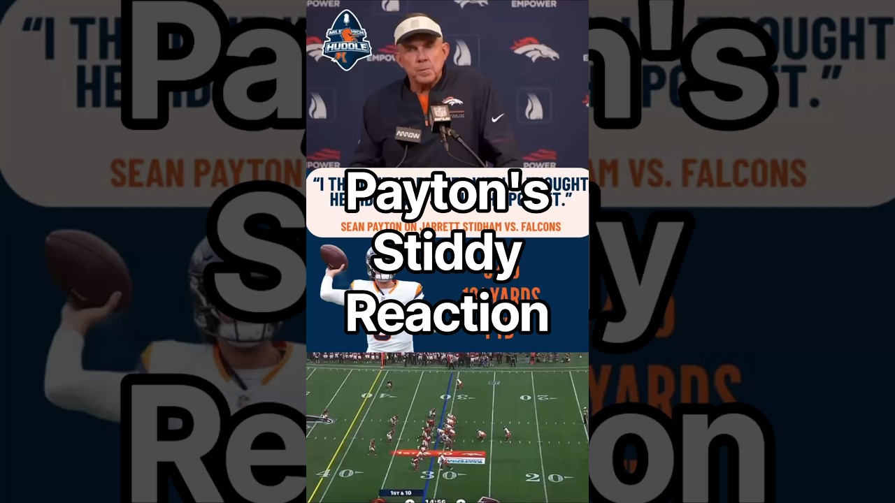 #Broncos HC Sean Payton rates Jarrett Stidham's performance in Atlanta
