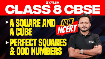 Class 8 CBSE : New NCERT /  Maths : A Square and a Cube / Perfect Squares & Odd Numbers | 8 CBSE