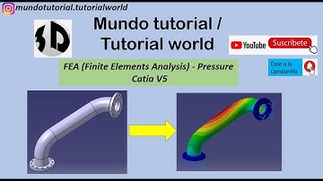 FEA simulation. Catia V5. Pressure