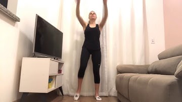 Elevação do joelho alternada - aeróbio