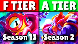 I Ranked EVERY SEASON in a Tierlist…