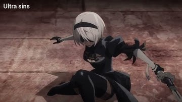 2B Destroy the robots | anime Nier : automata English sub