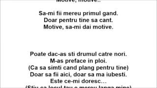 NICO - Sa-mi dai motive Versuri (Lyrics)