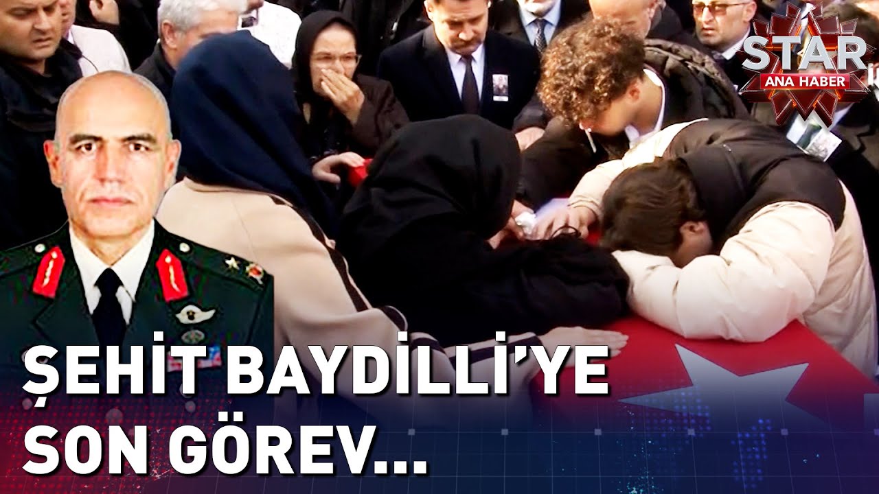 Şehit Tuğgeneral İsa Baydilli Son Yolculuğuna Uğurlandı...