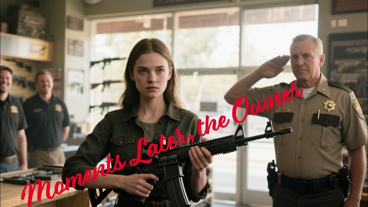 They Mocked Her Youth in the Gun Store — Moments Later, the Owner Saluted and Called Her “Ma’am”