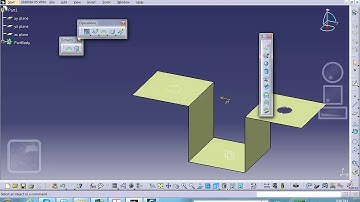 FEA, Folded Sheet, Different Thicknesses, Catia v5 Finite Elements, Nader G. Zamani