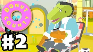 Donut County - Gameplay Walkthrough Part 2 - Fire, Fireworks, and Catapult Upgrade! (PS4)