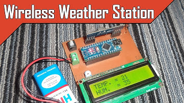 Wireless Weather Station Using Arduino | DHT11 | RF Transreciver