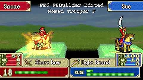 Fire Emblem GBA: Some class crit animation trivia changes between games