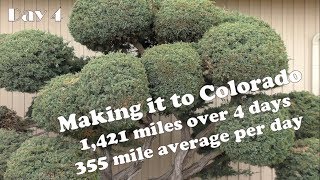 Day 4  -  Gaining Altitude - Junction City, KS to Limon KOA, CO