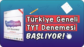 Turkiye Geneli Tyt Denemesi Basliyor Evdetrgeneli Youtube