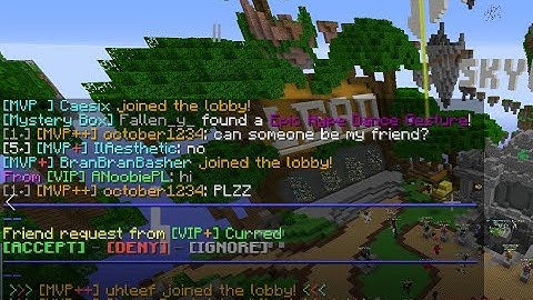How  to Make Friends on Hypixel #1