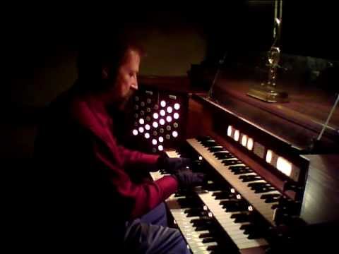 "Here Come the Hawks" on the organ. Joseph Schenk,...