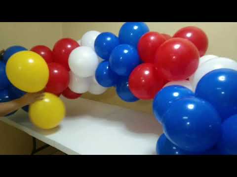 Decoración con globos patrulla canina/paw patrol balloons decoration 