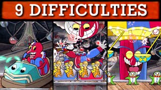 Cuphead: No Hit Comparison / Master Quest, Geo Mode, Souped Up / Beppy the Clown / 07