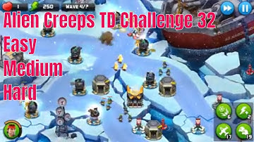 Alien Creeps TD Challenge 32 Without Any Extra Hero
