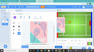 How to Make a Tennis Game on Scratch; Part 1