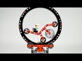 Five Lego Technic Futuristic Stunt Bike Models