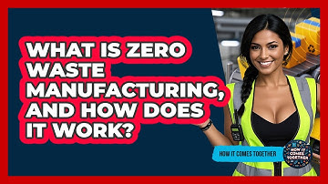 What Is Zero Waste Manufacturing, And How Does It Work? - How It Comes Together