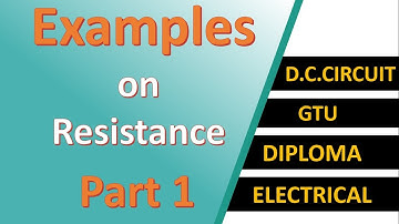 Find resistance of wire | example on resistance | D.C.Circuit | Mruduraj