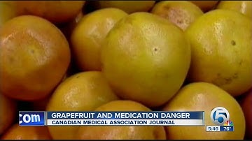 Graprefruit and medication danger