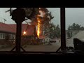 Tree Explodes After A Lightning Strike