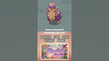 🦋 Kawllab - Repatillo sound and animation (Individual) - My Singing Monsters #shorts