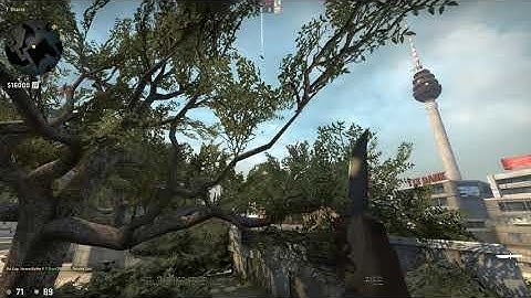 Toilets smoke from T spawn (overpass)