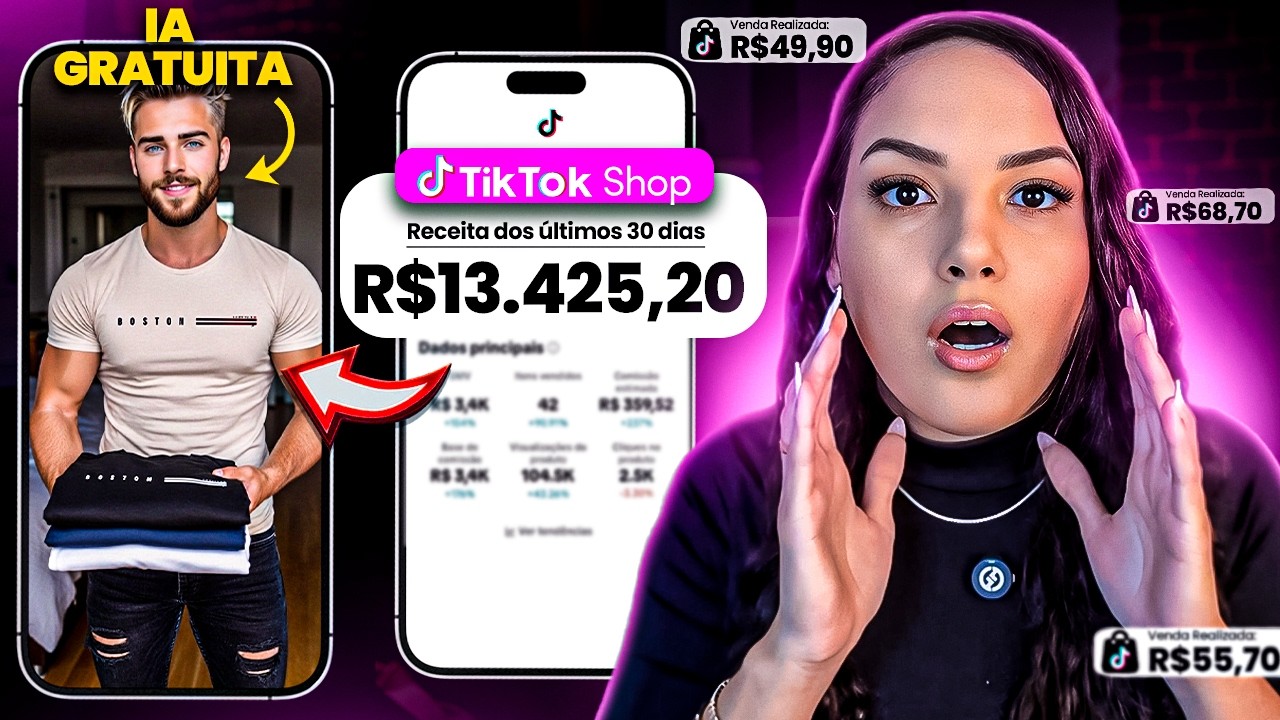 IA GRATUITA: COMO CRIAR BLOGUEIRA REALISTA SHOPEE E TIKTOK SHOP (Passo a Passo)