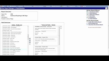 Creating An On Demand Report - Contract Management Software