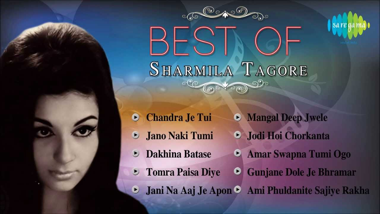 Best of Sharmila Tagore  Chandra Je Tui  Top 10 Bengali Songs of Sharmila Tagore Films