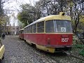 30.10.2004, Tramways Tatra-T6B5 #1549, #1535, #1567 and Tatra-T3, Kharkiv, Mukhacheva St