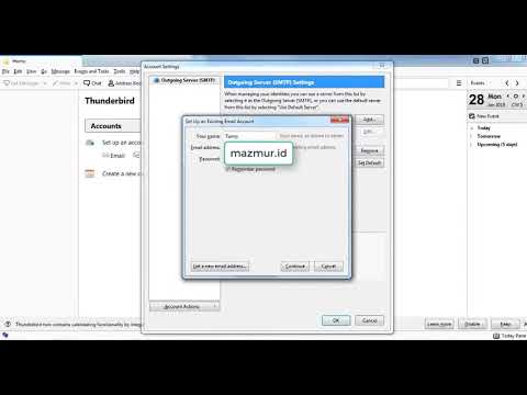 cara setting email tld di thunderbird