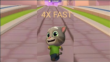 4X Fast Talking Tom Gold Run Talking Tom Android iOS Gameplay @trascende