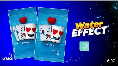 Lofi Remix Water Effect Status video in||Alight motion||tips editor