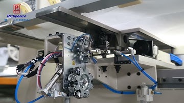 Here to see how a single head quilting machine works with automatic bobbin changer