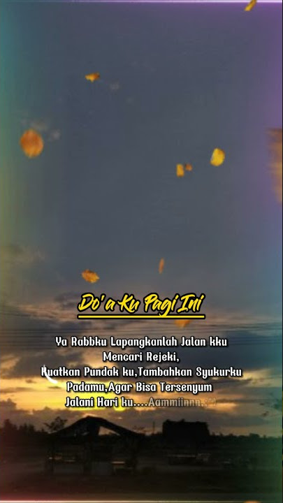 STORY WA 30 DETIK || Doa pagi hari