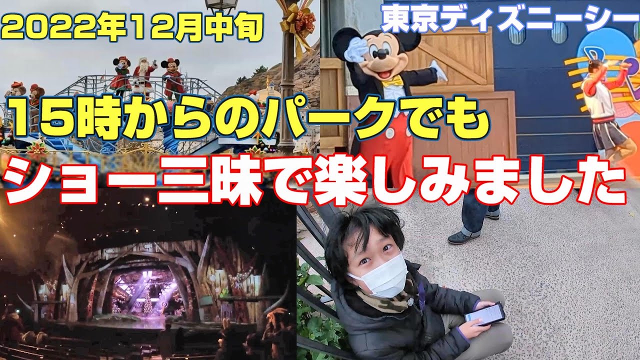 15時からの入園でもこれだけショーを楽しめます 東京ディズニーシー Youtube