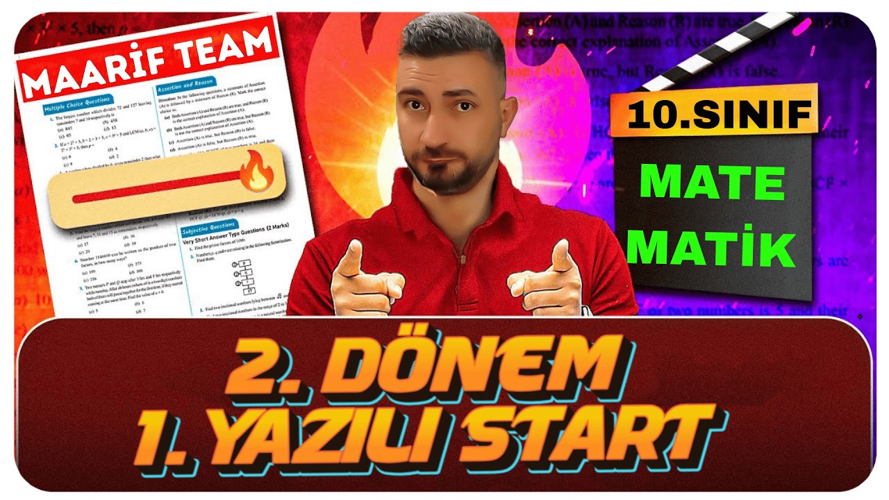 10. Sınıf Matematik | 2. Dönem 1. Yazılı Start